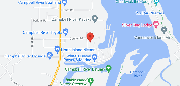 map of #301-2777 NORTH BEACH DRIVE